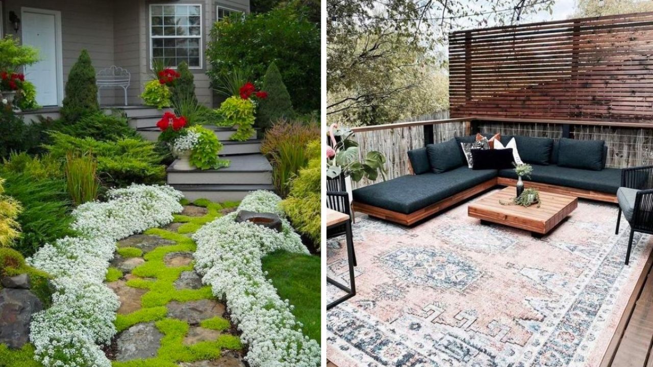 Ideas de decoración para crear un jardín exterior relajante